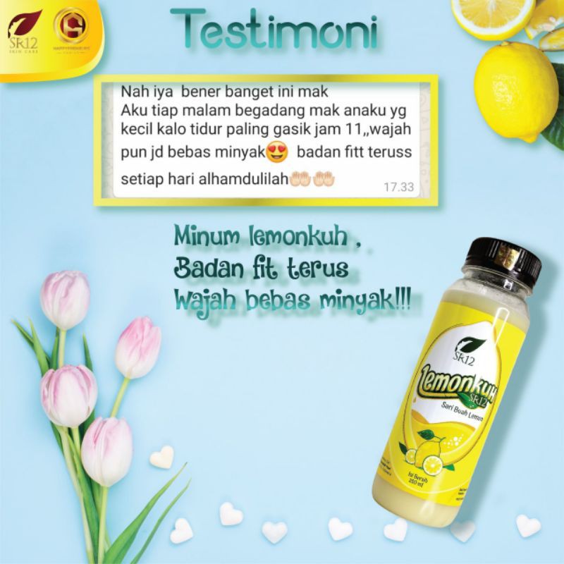 Lemonkuh SR12 - Minuman Diet Bpom Ampuh Cepat / Sari Lemon Asli / Vitamin C / Menjaga Kesehatan Tubuh