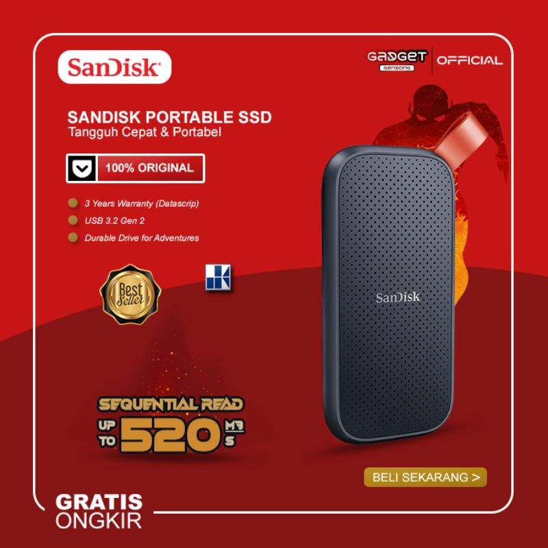 Sandisk SSD Portable E30, Extreme E61, Extreme Pro E81