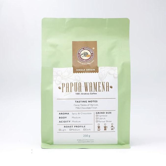 

Opal Coffee - Papua Wamena Arabica Roasted Beans 250g
