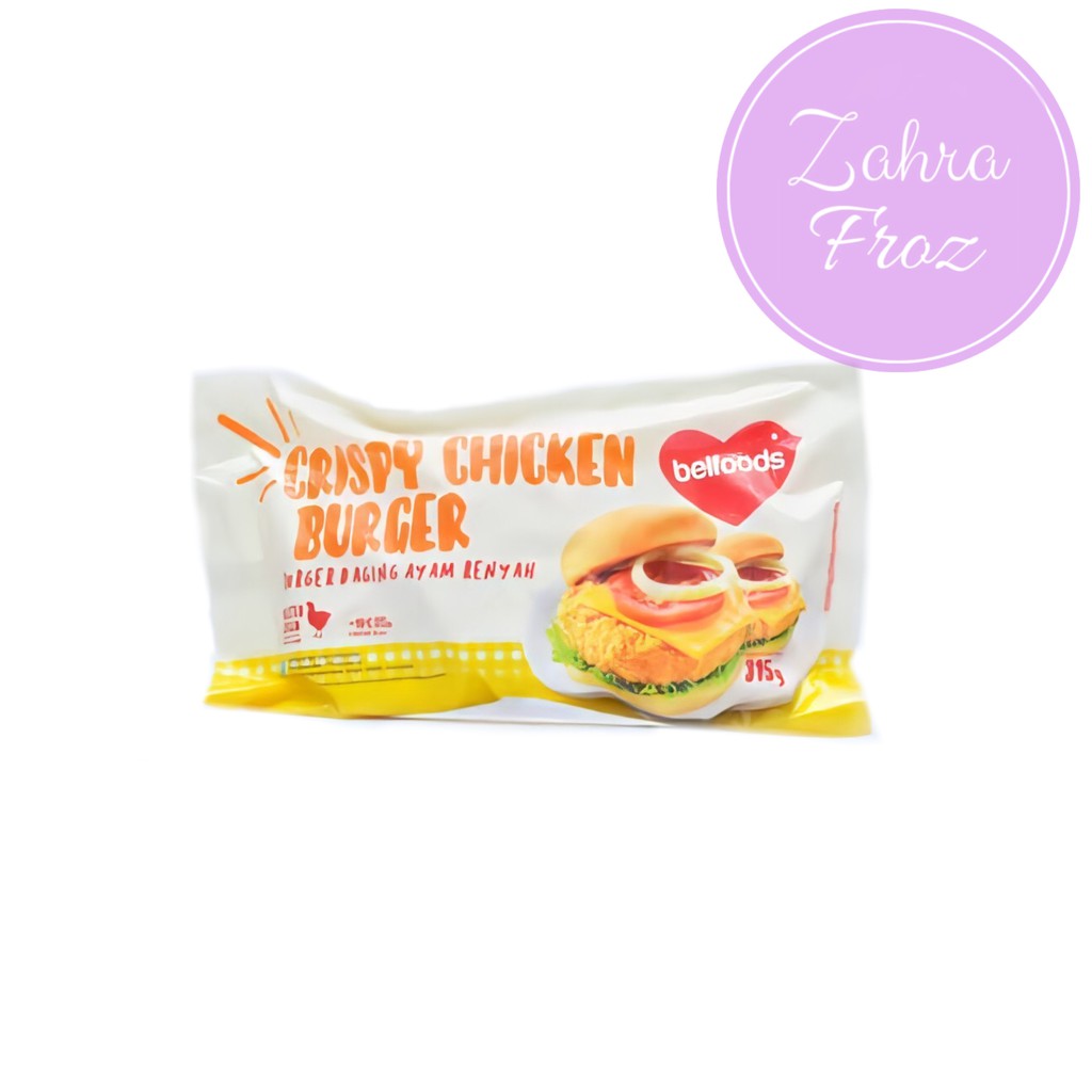 

Belfoods Crispy Chicken Burger 315g | Burger Daging Ayam Renyah |