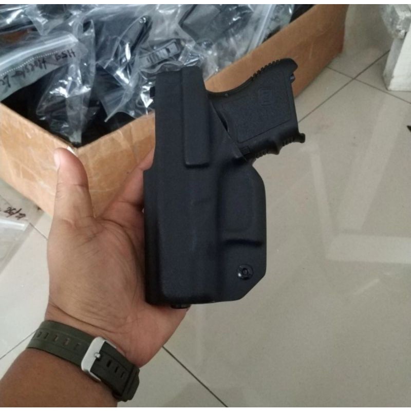 Holster Glock 26 IWB Fit Glock 27 Kydex IWB dalam Pinggang