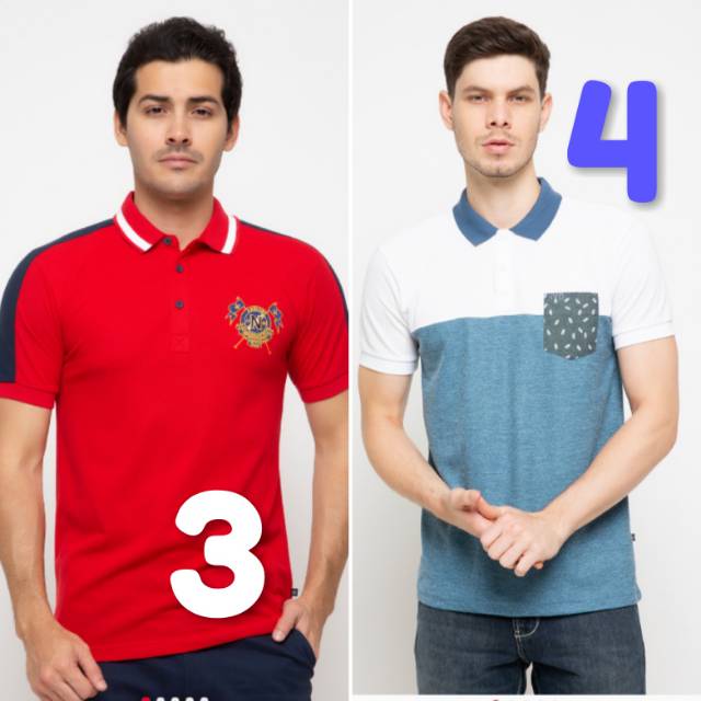 Kaos krah / polo nevada branded matahari ori full tag