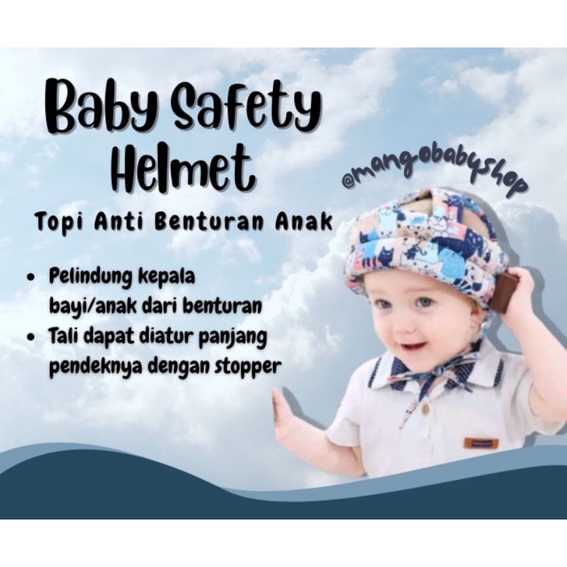 BABYLAND BANTAL PELINDUNG kepala bayi anak anti benturan HELM ANTI JATUH baby head protector babyland topi