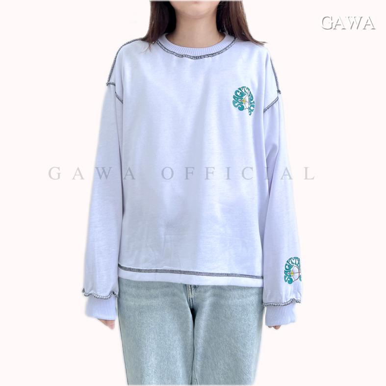 SAGITARIUS SWEATER CREWNECK WANITA GAWAOFFICIAL