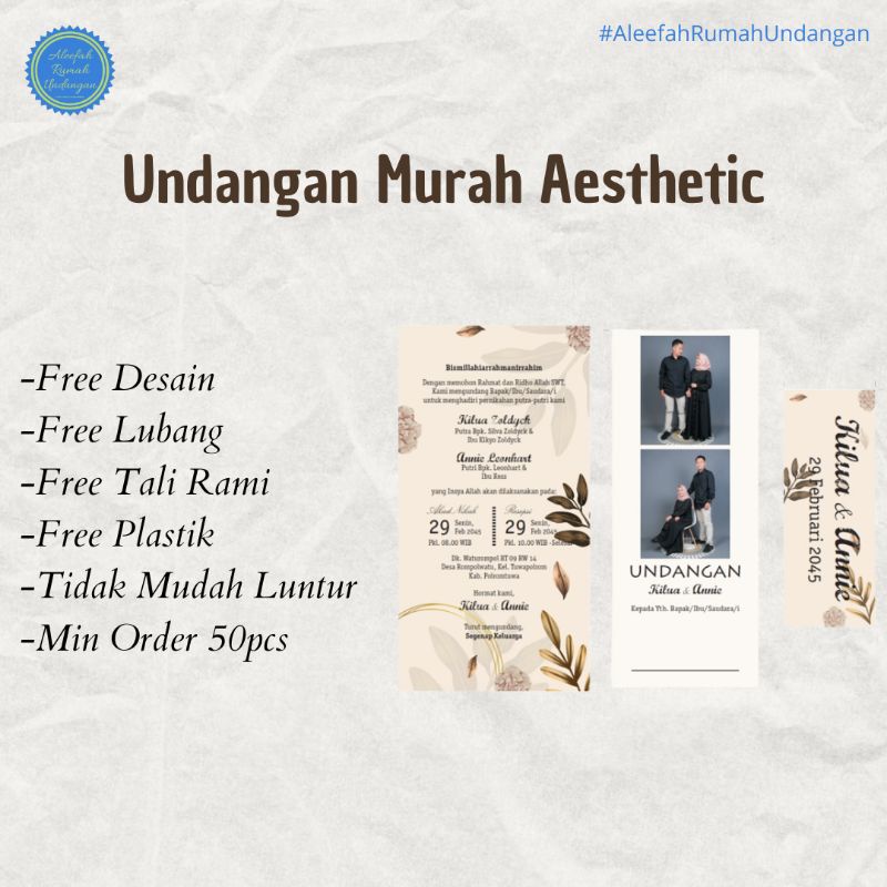 

Undangan Custome | Undangan Murah