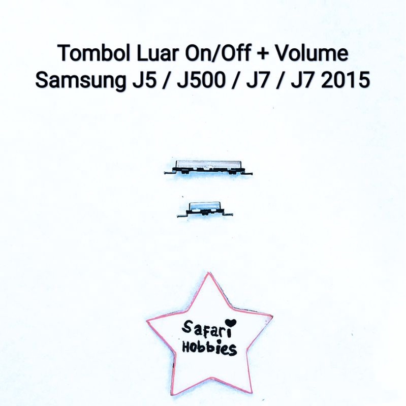 Tombol Luar Samsung J5 / J500 / J7 / J7 2015 On/Off + Volume