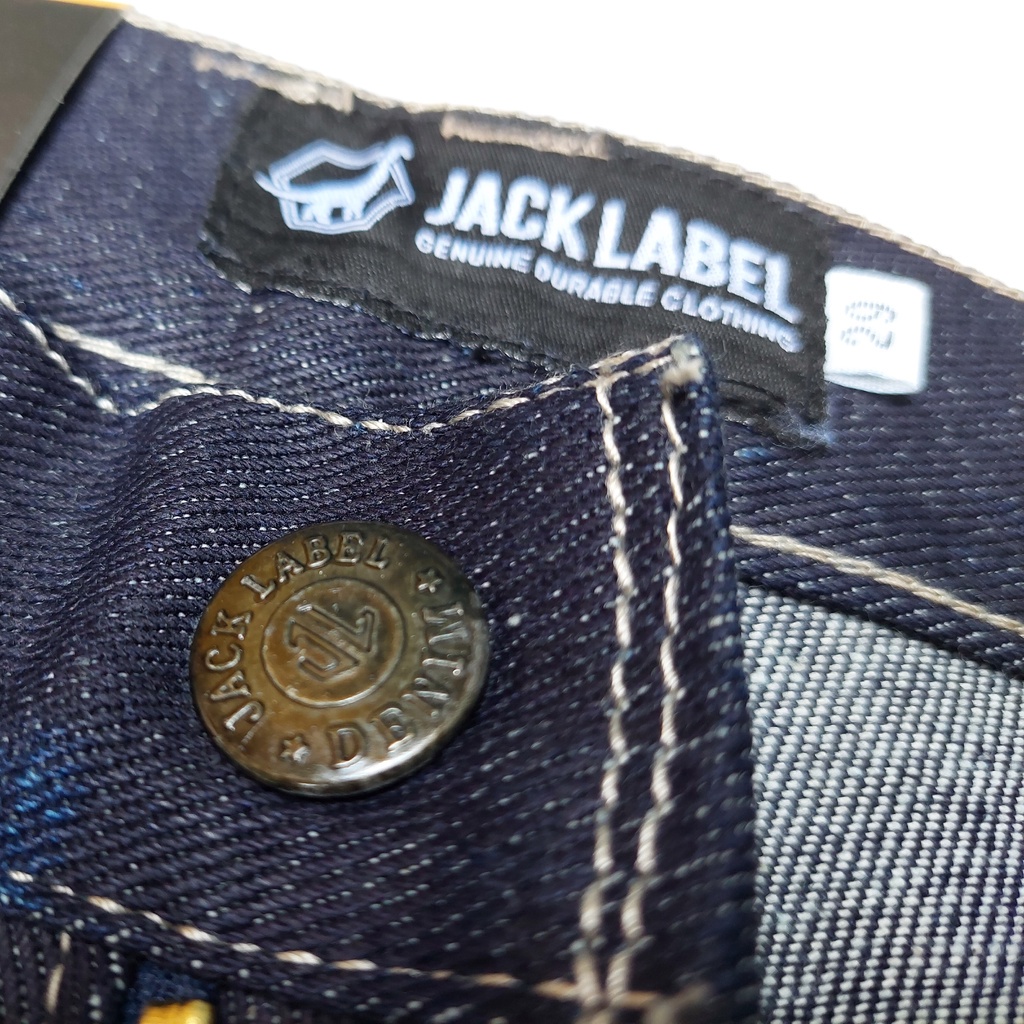 DENIM SELVEDGE | CELANA SELVEDGE 14OZ JACK LABEL JEANS PANJANG PRIA KEREN RETRO TERBARU