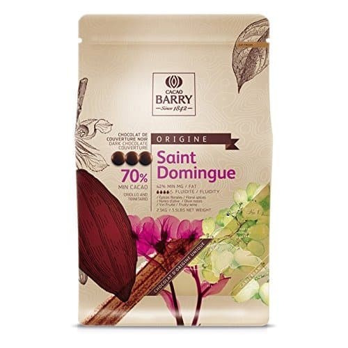 

CACAO BARRY CALLEBAUT ST DOMINGUE 500G DARK 70% CHOCOLATE COUVERTURE