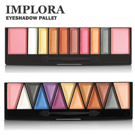 *galerybeautysemarang* Implora Eyeshadow Pallete + Blush On ( Palet Eyeshadow ) Palette | BPOM