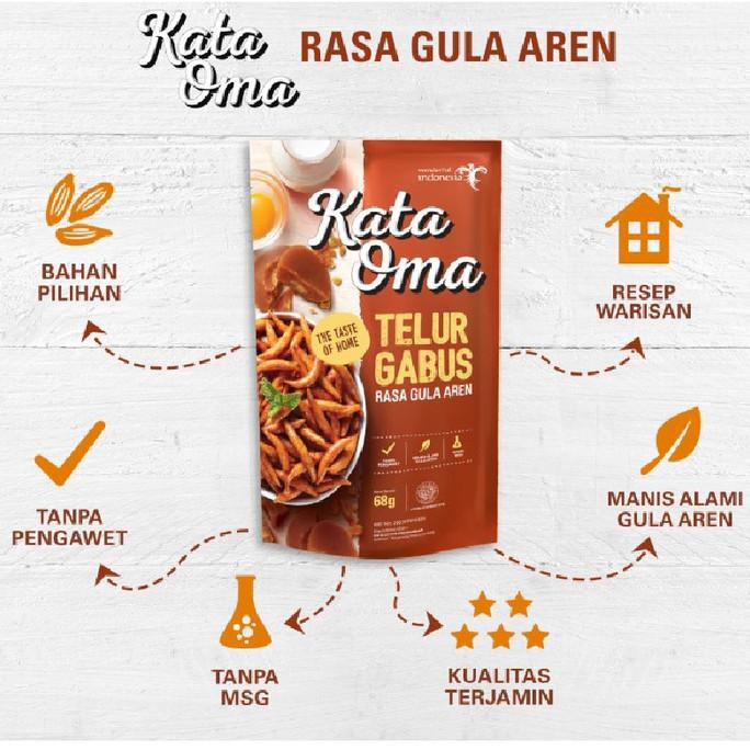 

Dijual Paket Kata Oma Telur Gabus Gula Aren - 24Pc Terlaris