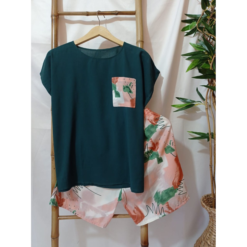 Setelan Gemes Celana Pendek - Setelan Wanita Celana Pendek