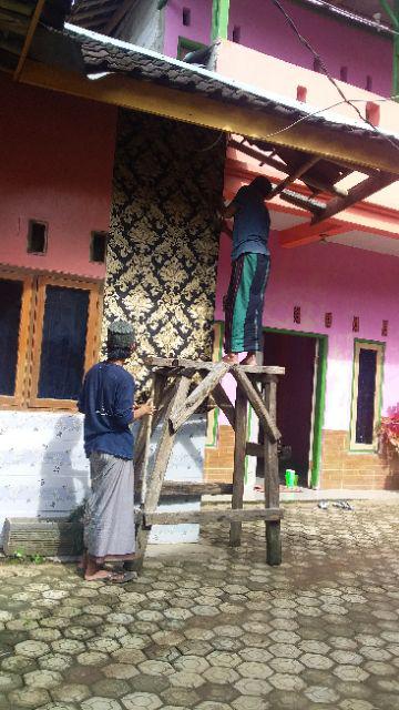 Wallpaper Vinyl Bertekstur, Timbul Dan Tebal - C237