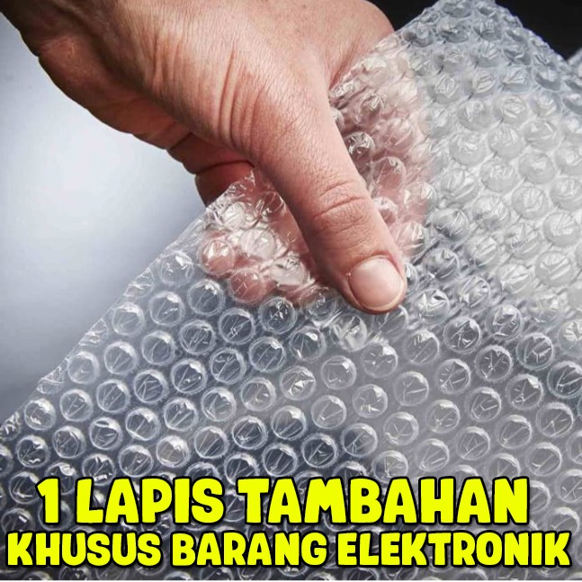 

Extra Bubble wrap untuk barang elektronik dan smart living