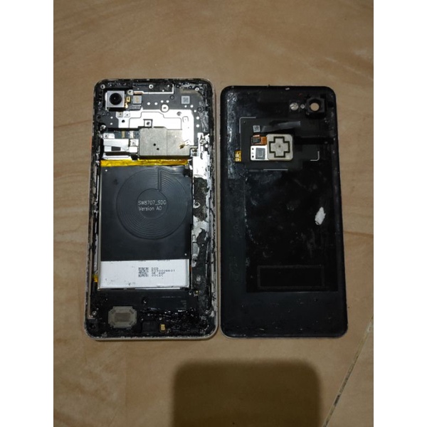 google pixel 3xl minus lcd. flexible fp putus.