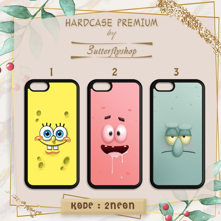 [Hardcase] SpongeBob casing case Oppo Vivo Realme Redmi