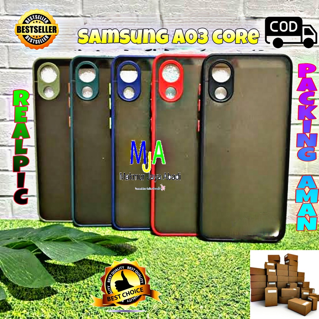 SOFTCASE SAMSUNG GALAXY A03 CORE - CASE MATTE FULL COLOUR MY CHOICE BUMPER CASE PELINDUNG KAMERA