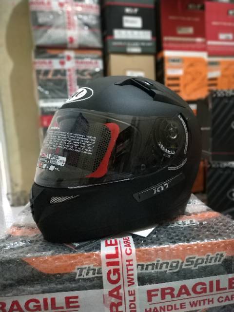 HELM KYT K2RIDER BLACK DOFF DOUBLE VISOR HELM TOURING DOBEL VISOR KYT K2 RIDER HITAM DOFF HELM HJC-2