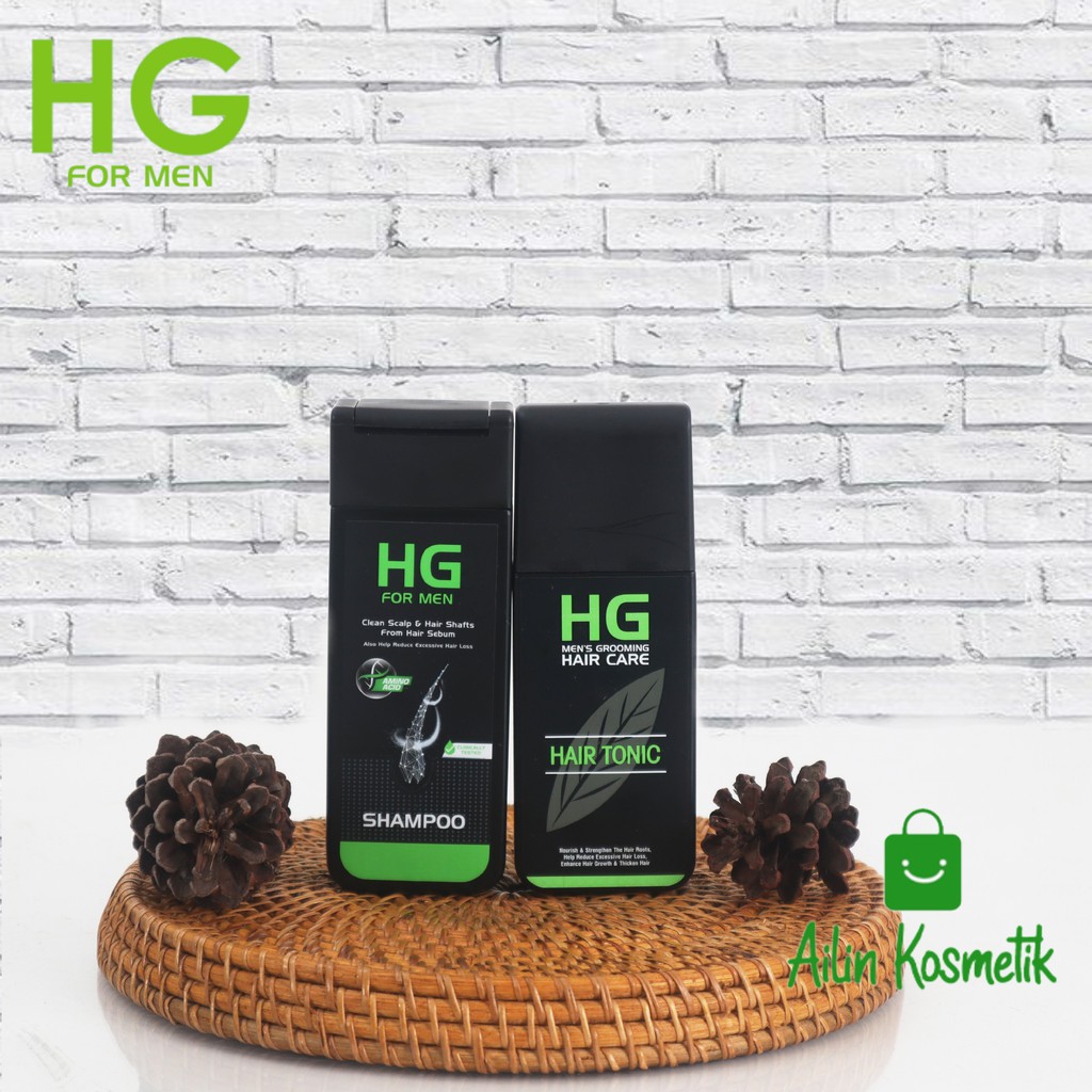 HG Men's Grooming Hair Care For Men Original | Perawatan Rambut Rontok Untuk Pria by AILIN