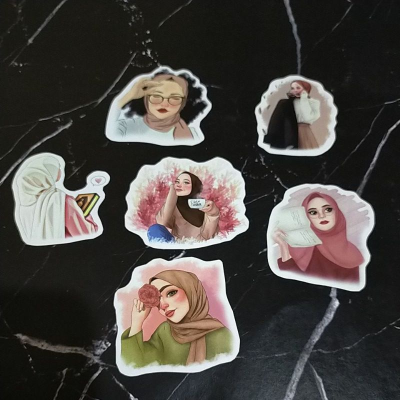 

Sticker Aesthetic Hijabers 02