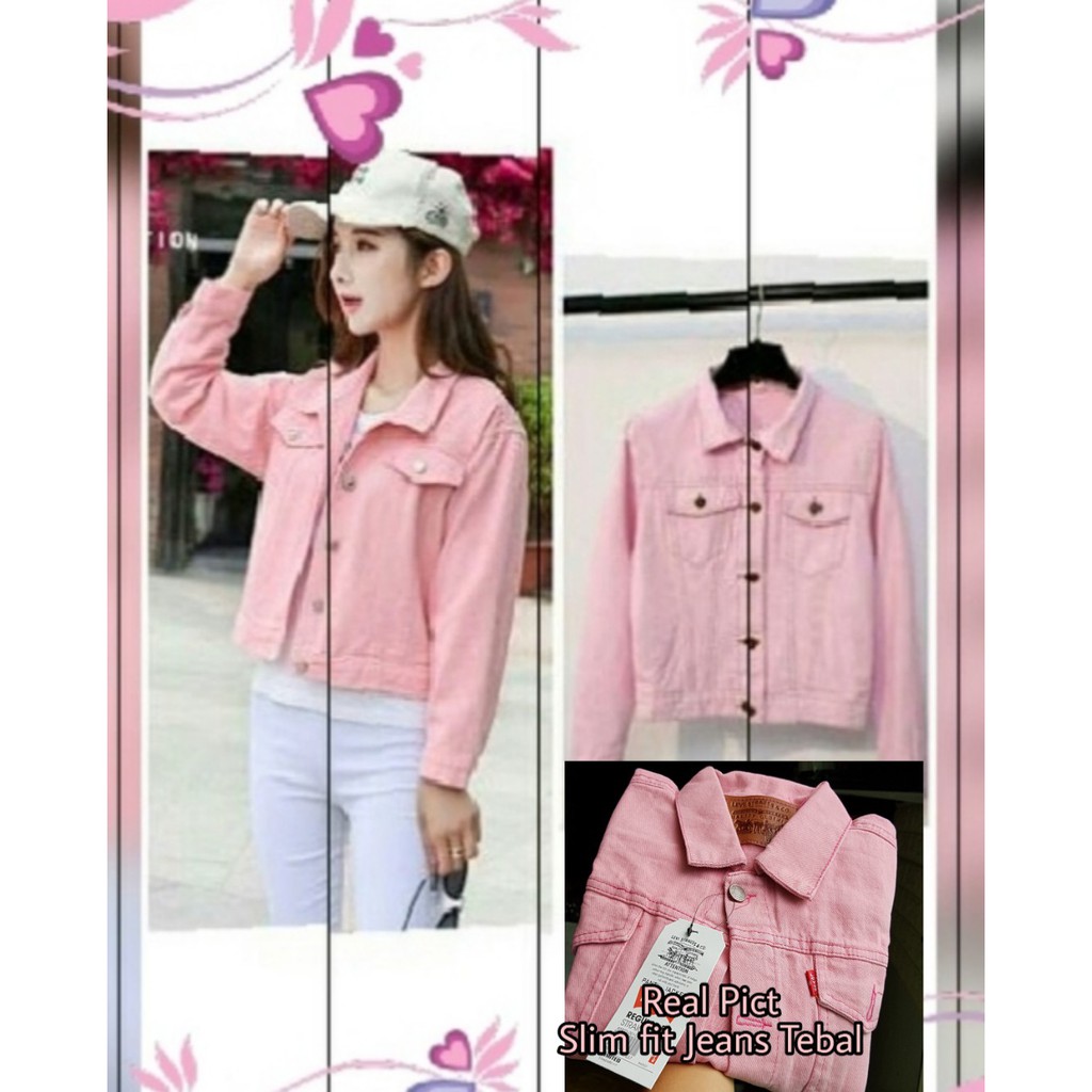 RT Fashion Wanita Jaket Jaketjeans Jaketwanita 461Qk Jaket 