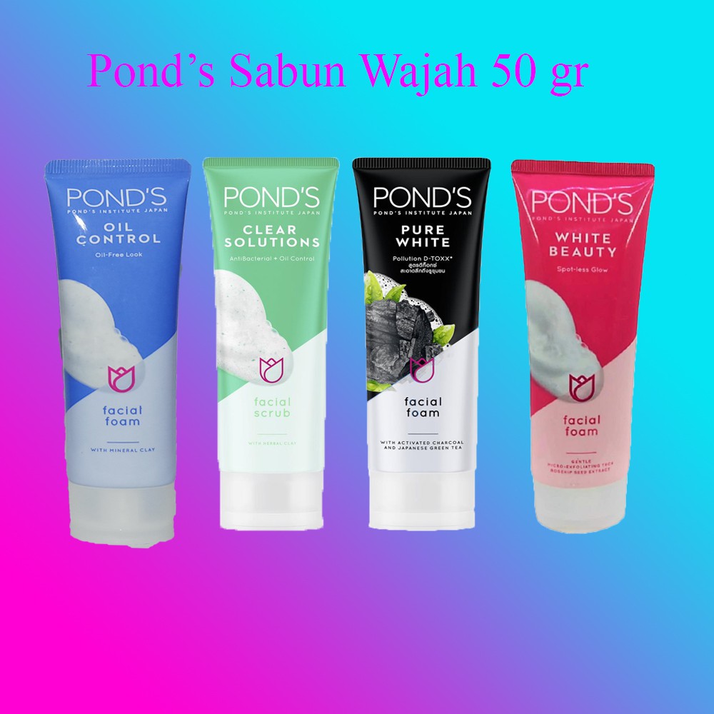 Ponds facial foam  sabun pembersih muka