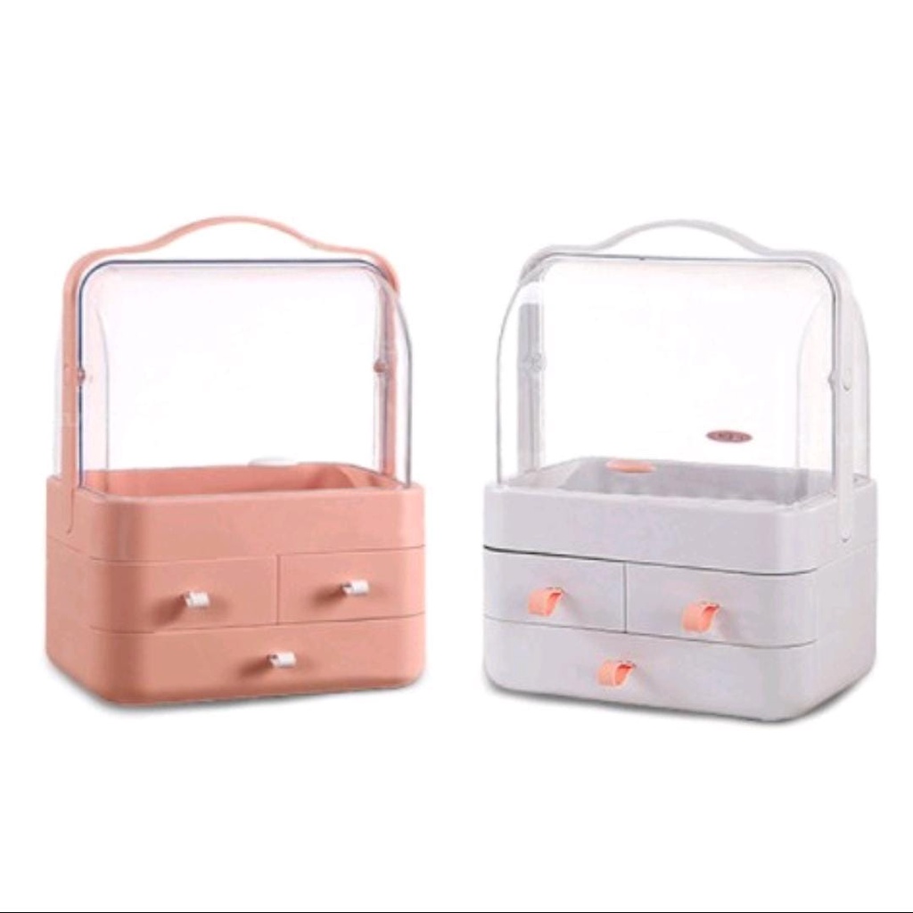 SHENAR Myhouseholdd168 Rak kosmetik organizer - Kotak Makeup Storage Organizer - Tempat Penyimpanan COSMETIC STORAGE