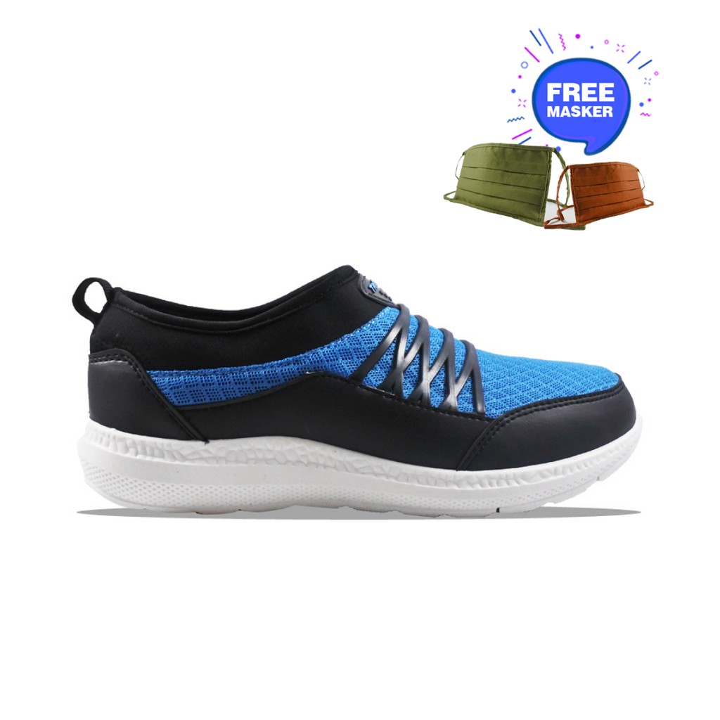 TREKKERS Sneakers Wanita NSL-VONDA Hitam / Biru Laut / Ramayana Jatinegara