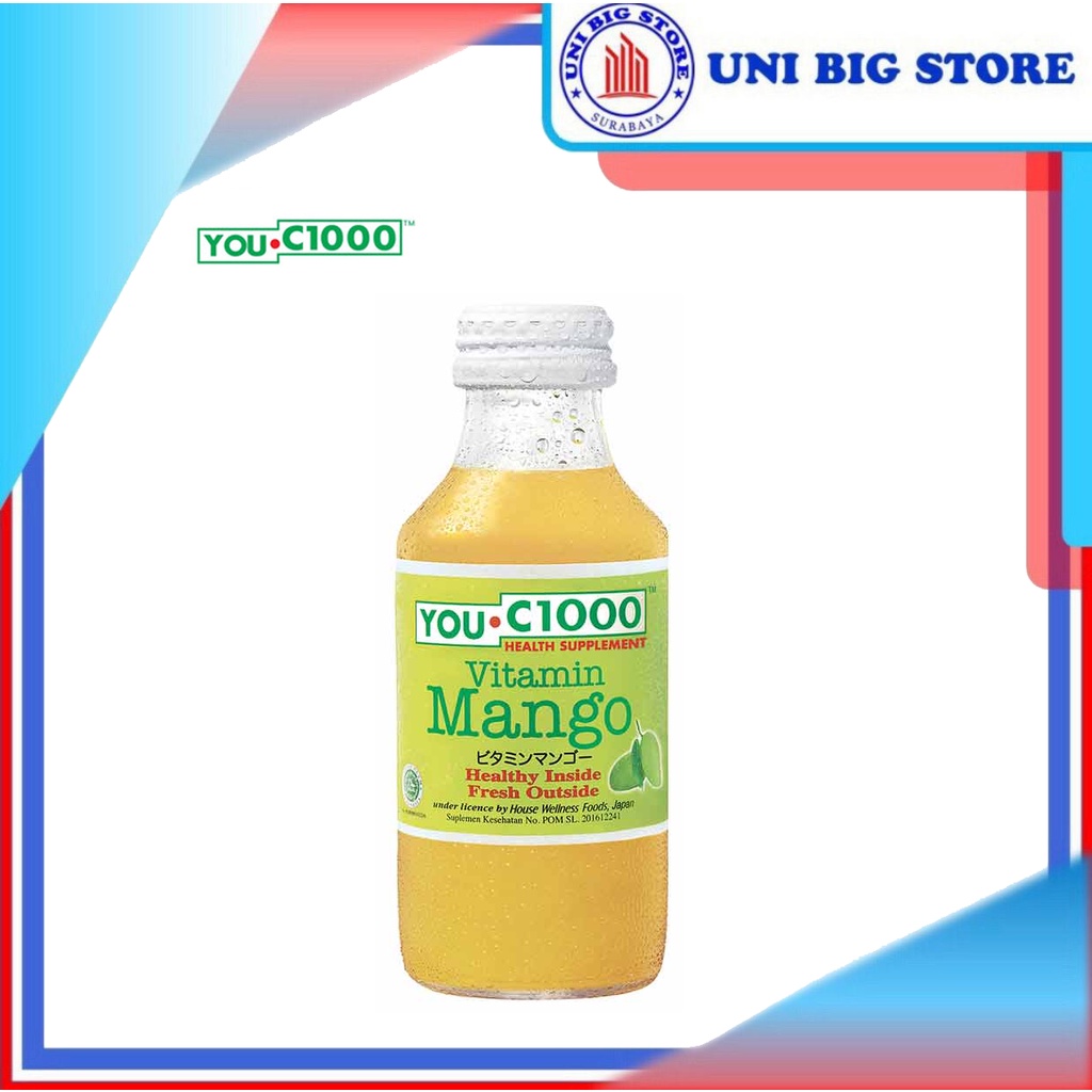 

You C 1000 mg Vitamin C Mango 140 ml You C1000 YouC Botol