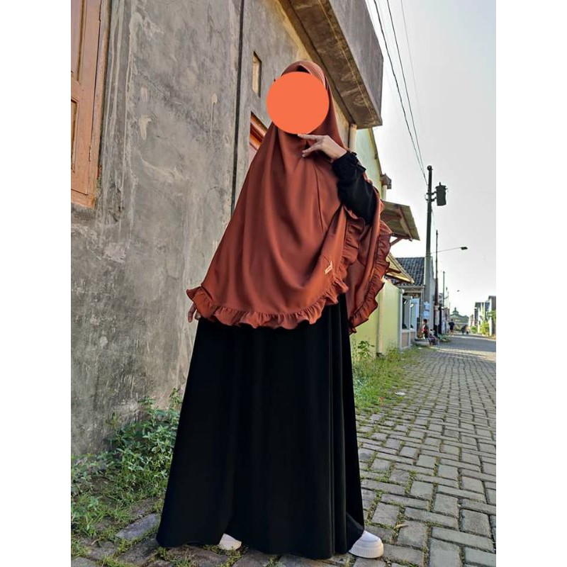 Khimar Karla Yoris by Khairana Size S M L XL dan XXL