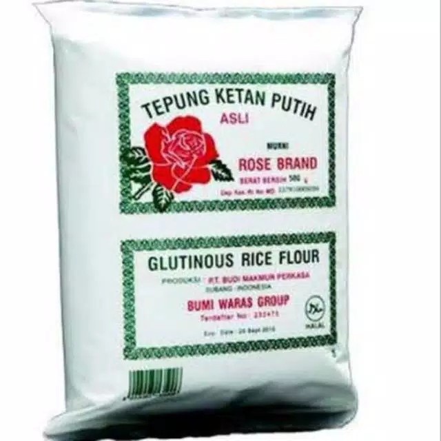 

ketan-beras-tepung- tepung beras ketan rose brand 500 gr / tepung ketan / rose brand -tepung-beras-
