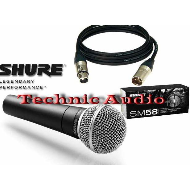 Mic Kabel SHURE SM58 Original Made In Mexico Plus Kabel 5 Meter