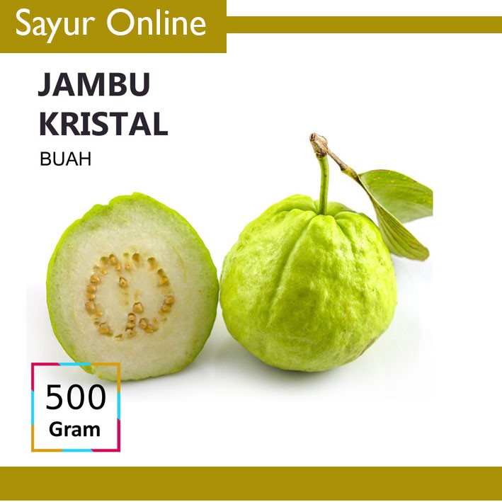 

[SayurOnline] JAMBU BIJI KRISTAL SEGAR [500g]