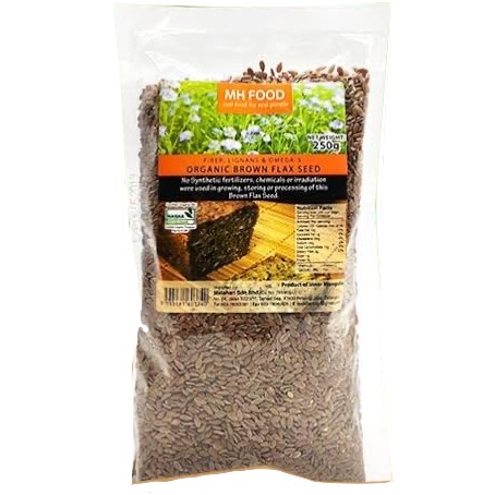 MH Organic Brown Flaxeed 250g