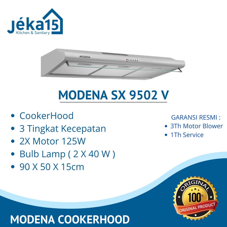 PENYEDOT ASAP / FILTREX / COOKERHOOD / MODENA SX 9502 V