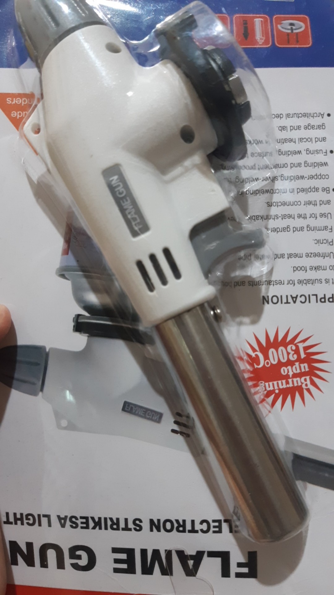 Torch Gun / Kepala Portable Gas Torch Flame Gun / Alat Bakar Gas Torch Mentai Las