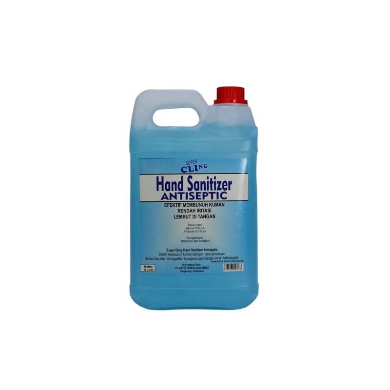 Hand Sanitizer GEL Supercling 5 Liter