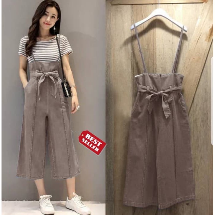 Image of Jumpsuit Ritha ECL katun denim fit to L no inner #3