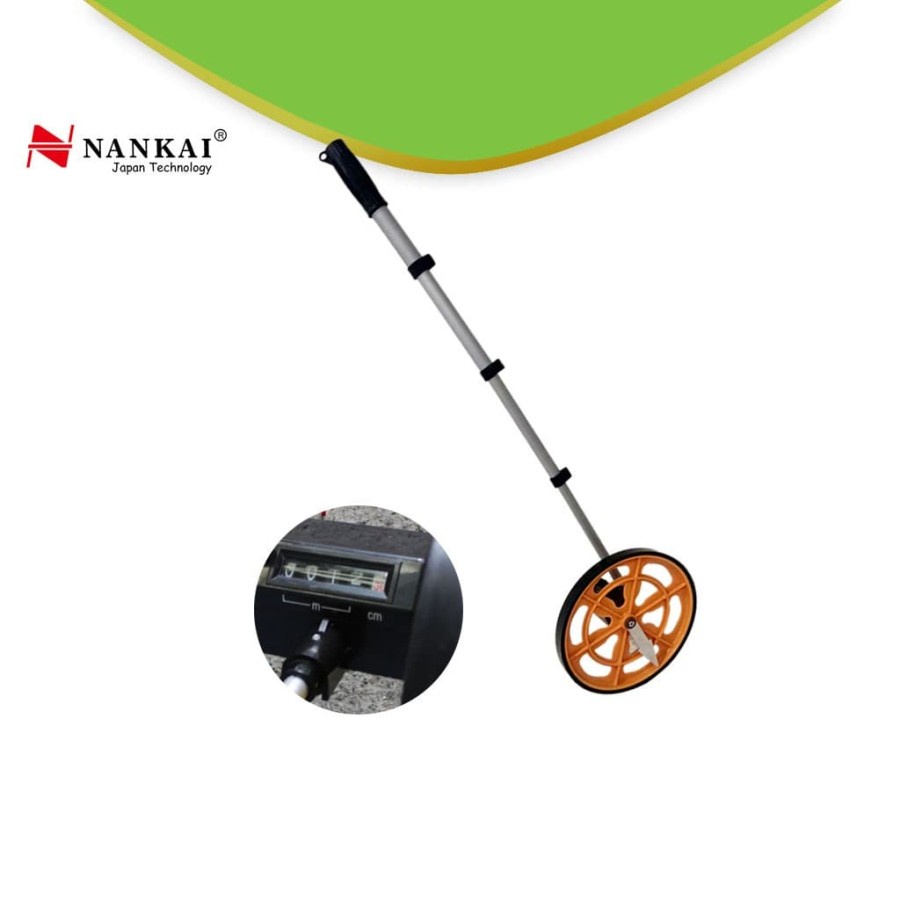 Meteran Dorong / Meteran Roda / Meteran Jalan / Roda Jalan / Measuring Wheel / Walking Measure Wheel Nankai