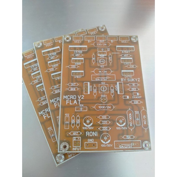 PCB mcrd v2 flat