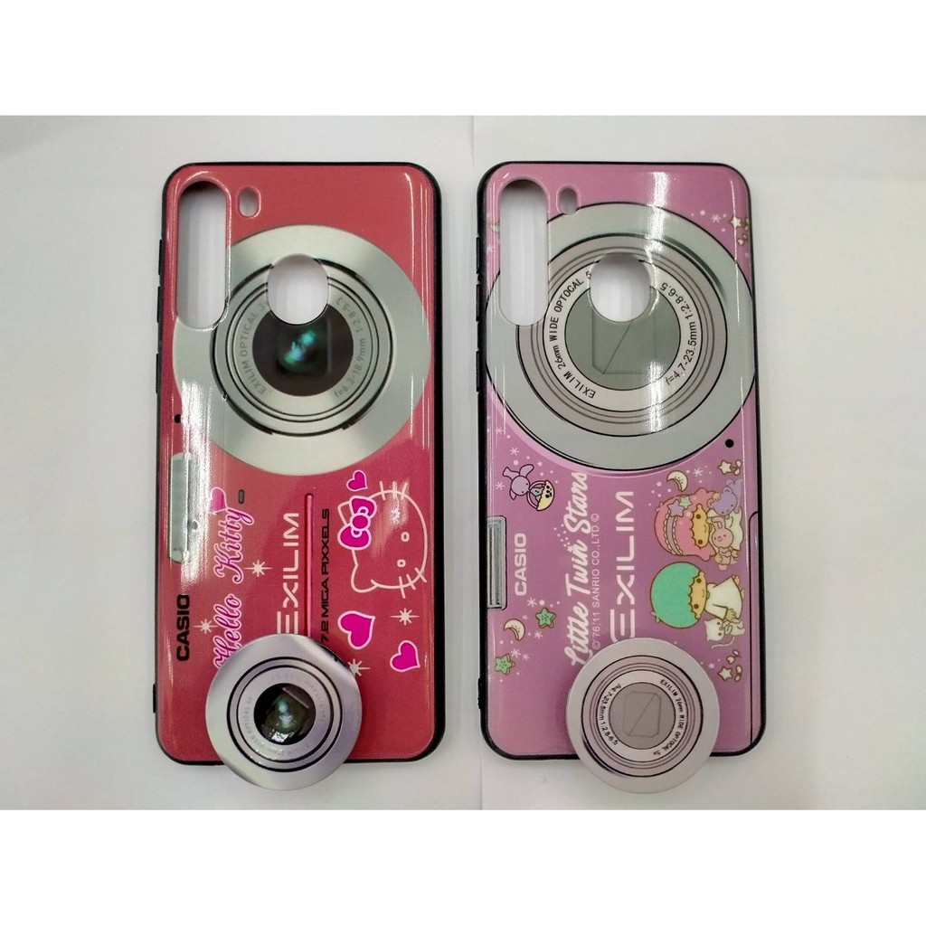 Casing SAMSUNG A21  Case Fuze Casing Camera GRATIS Popsocket Karakter Lucu