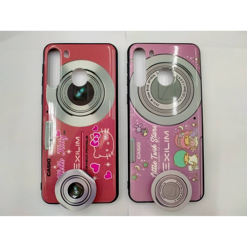 Casing SAMSUNG A21  Case Fuze Casing Camera GRATIS Popsocket Karakter Lucu