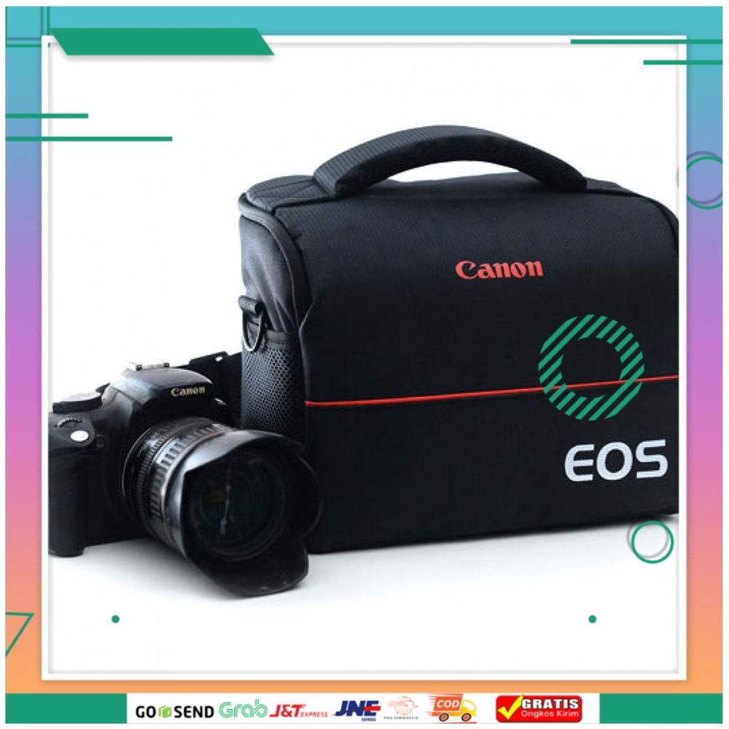 (BISA COD) FTIHSHPSTUDIO EOS Tas Selempang Kamera DSLR for Canon Nikon - A1705