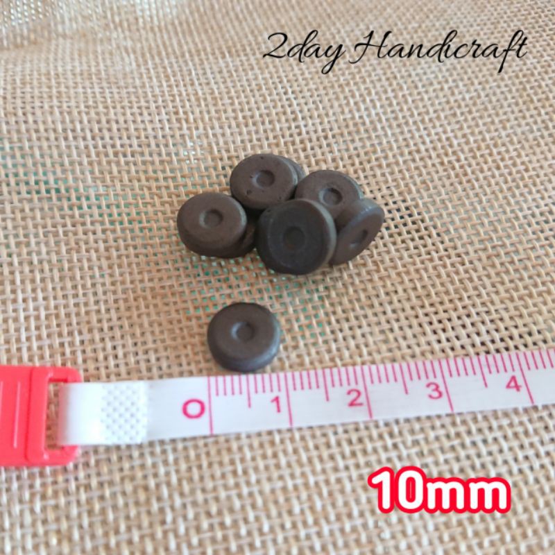 Magnet Ferrite Hitam 10mm - magnet Mentah 10mm - Magnet Tempelan Kulkas