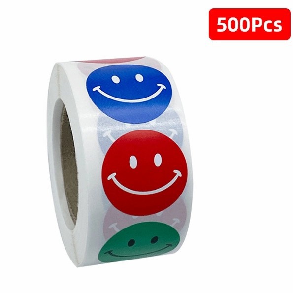 Stiker Smiley face isi 500 Cutting Sticker Emoji Vinly Murah Smile