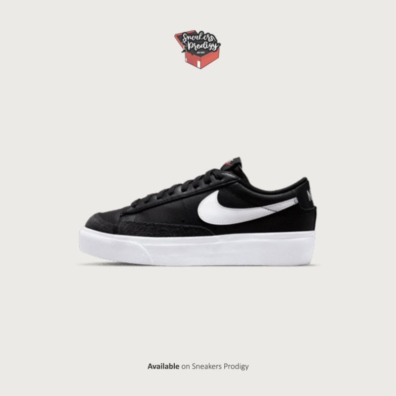 Nike Blazer Low Platform Black White Original Resmi Nike Indonesia