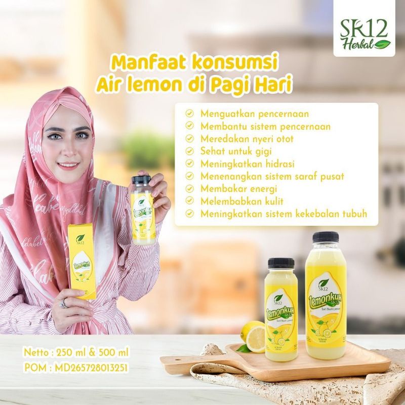 

SR12 LEMONKUH / SARI LEMON ORIGINAL / MINUMAN NUTRISI DIET DETOX