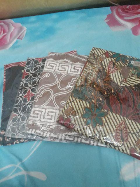 Tunik Turtleneck Anjani Tunic Batik Cantik Sogan Seragam Kantor Kerja Berkualitas Halus Modis Modern