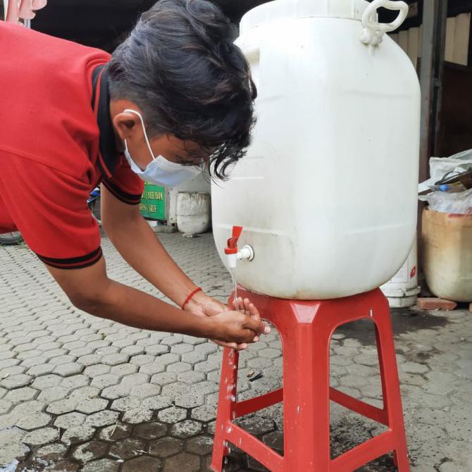 ✅New Drum Tempat Air Cuci Tangan Kapasitas 50 Liter | Drum Kosong
