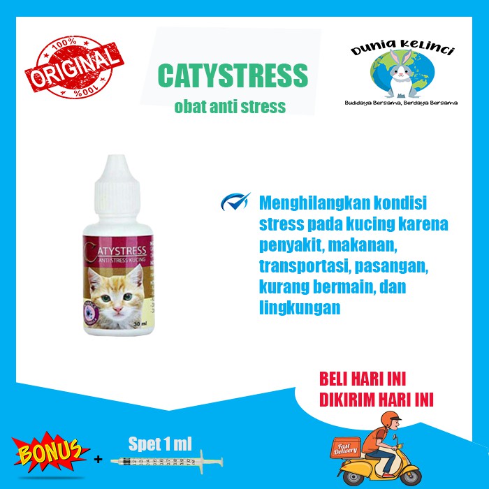 OBAT ANTI STRESS KUCING CATYSTRESS 30 ML