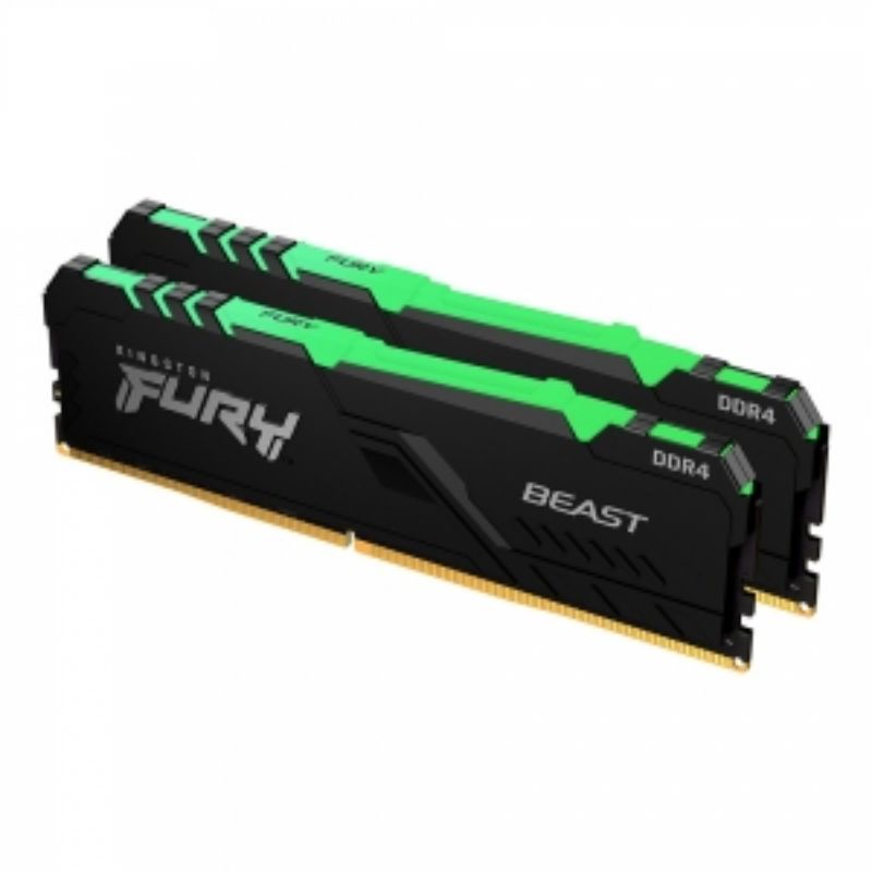 Kingston Fury Beast DDR4 RGB 16GB (2X8) KF432C16BBAK2/16 PC3200 RAM DUAL CHANNEL